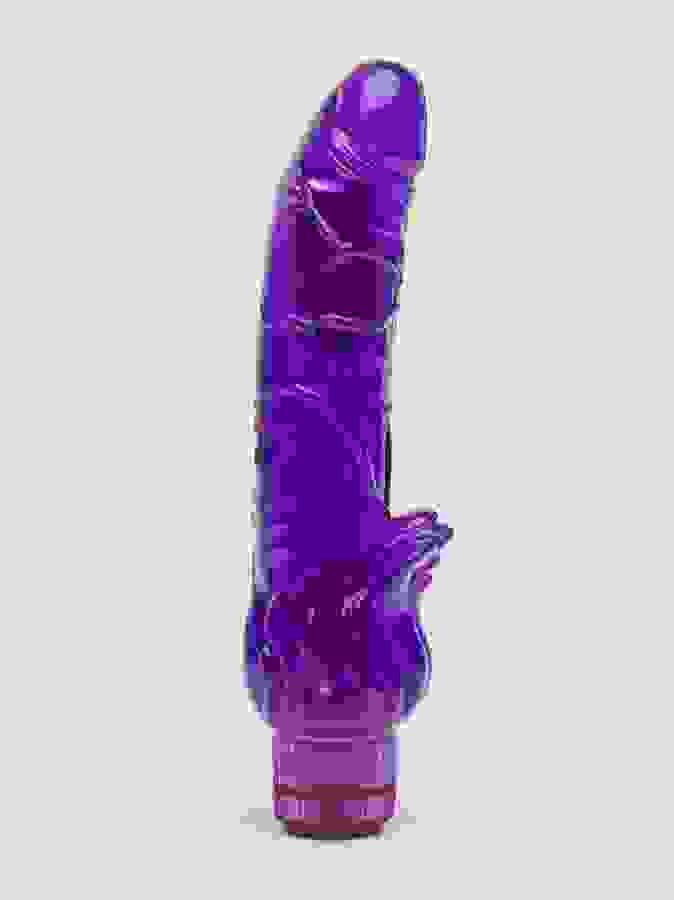 Lovehoney Triple Tickler Realistic Purple G-Spot Dildo Vibrator 5.5 inch, Purple, hi-res